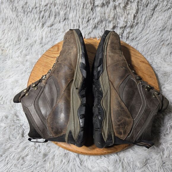 Mens Timberland  Mt. Maddsen Mens Size 9 Wide Leather Lace Up Ankle Work Boots - Picture 4 of 12